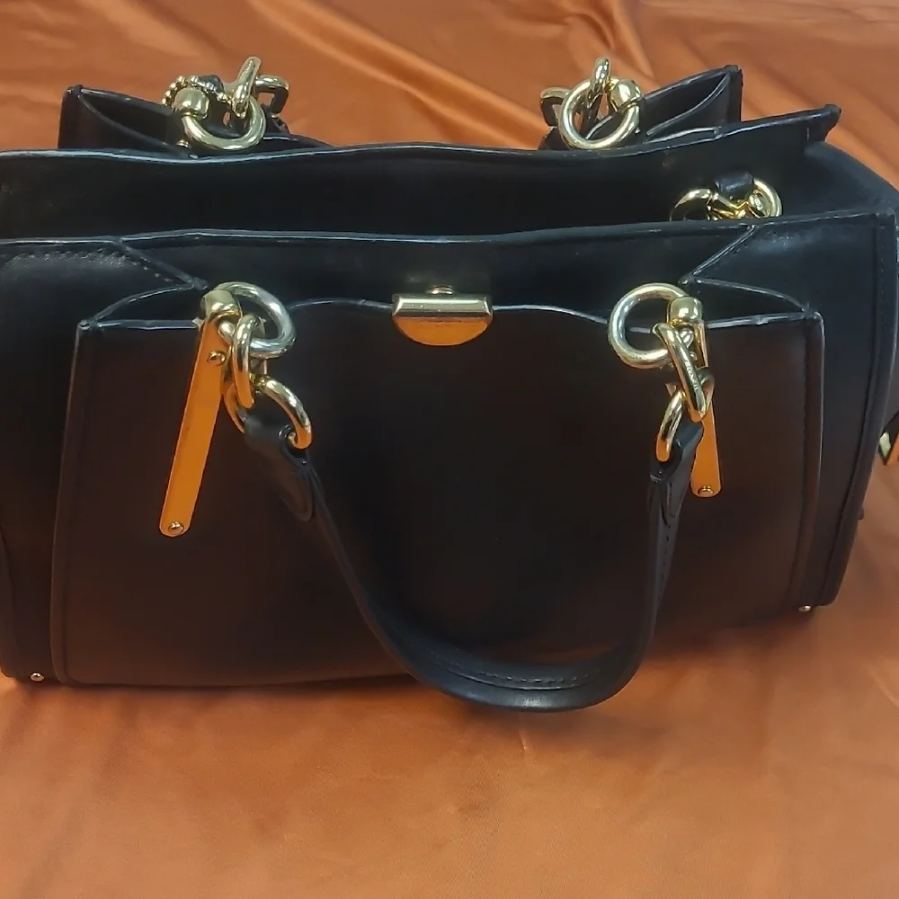 Coach Black Leather Dreamer 30947 - Picture 2 of 14